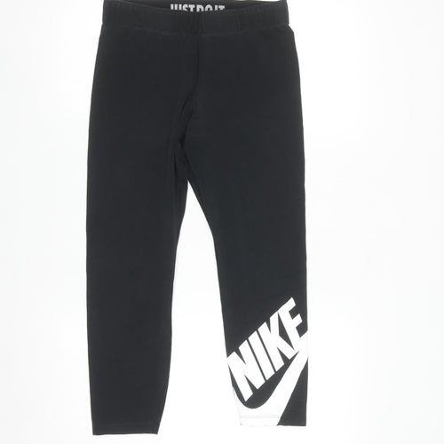 Nike Womens Black Medium Leggings Athleisure Sports Gym Trousers