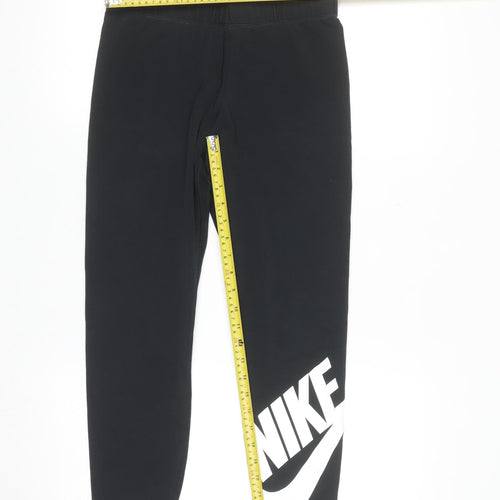Nike Womens Black Medium Leggings Athleisure Sports Gym Trousers