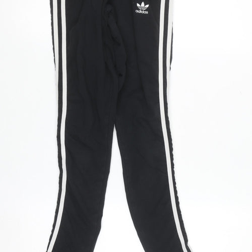 Adidas Women’s Black Ankle Leggings Size 8 Stretch Cotton