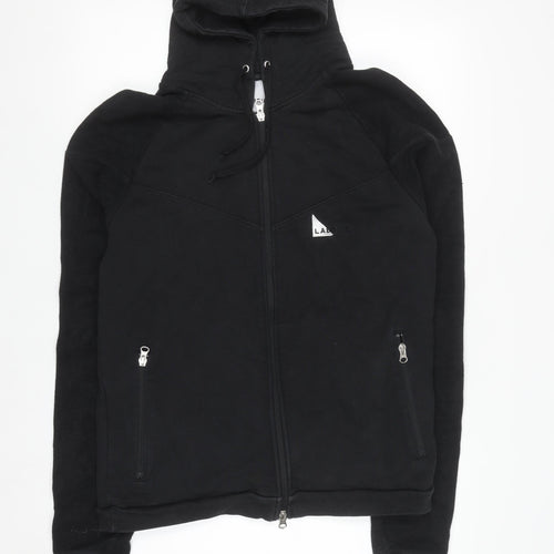 Labrum Men's Black Full Zip Hoodie Size M Cotton Fleece