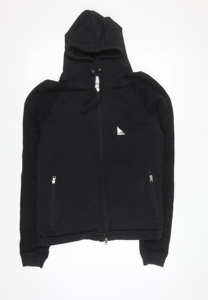 Labrum Men's Black Full Zip Hoodie Size M Cotton Fleece
