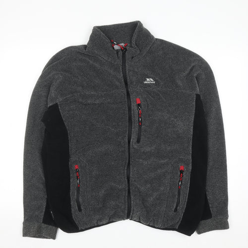 Trespass Men's Grey XL Full Zip Fleece Sweatshirt Outdoor Hiking Top