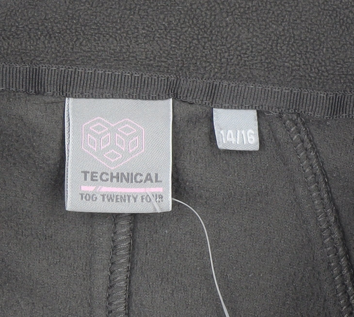 TOG24 Women’s Grey Full Zip Fleece Jacket Size 14/16