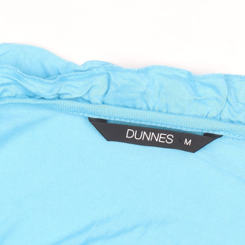 Dunnes Women Blue Long Sleeve Ruffle Cardigan Size 14