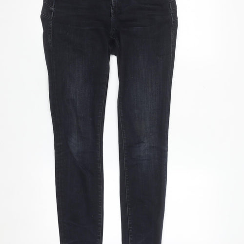 Salsa Women’s Black Skinny Jeans Size 9 Mid Rise Stretch Denim