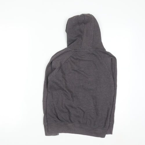 Kickers Boys Grey Pullover Hoodie 9-10 Years Cotton Blend Warm Casual
