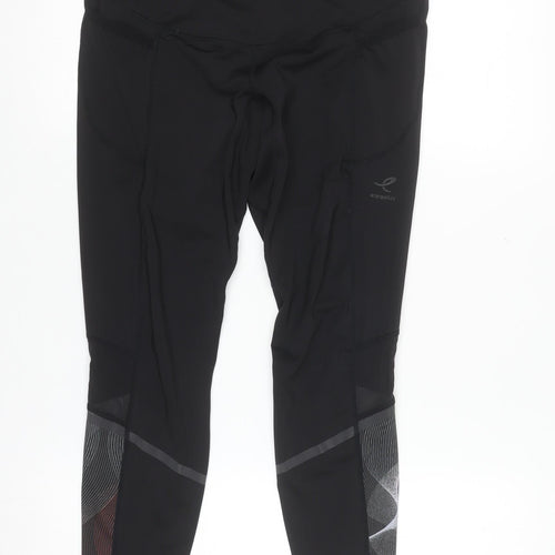 Energetics Women's Black Running Leggings Size 10 DRYPLUS