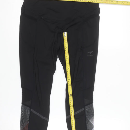 Energetics Women's Black Running Leggings Size 10 DRYPLUS