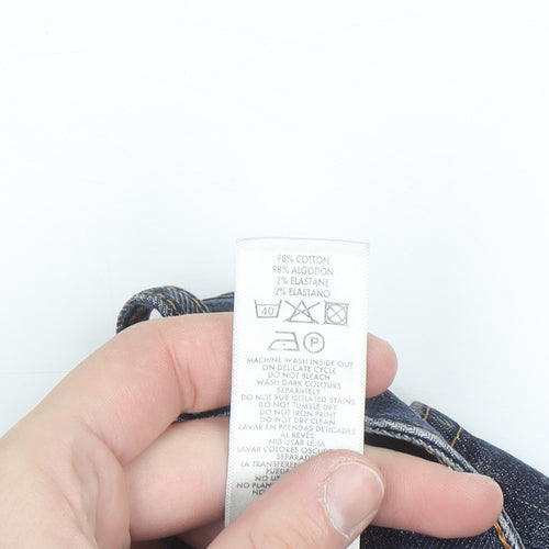 Paul Costelloe Men's Blue Straight Leg Denim Jeans W32 L32