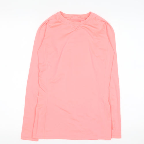 Dunnes Stores Women's Pink Long Sleeve Active T-Shirt XS