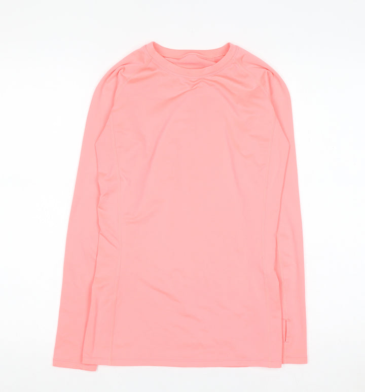Dunnes Stores Women's Pink Long Sleeve Active T-Shirt XS