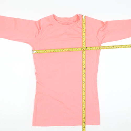 Dunnes Stores Women's Pink Long Sleeve Active T-Shirt XS