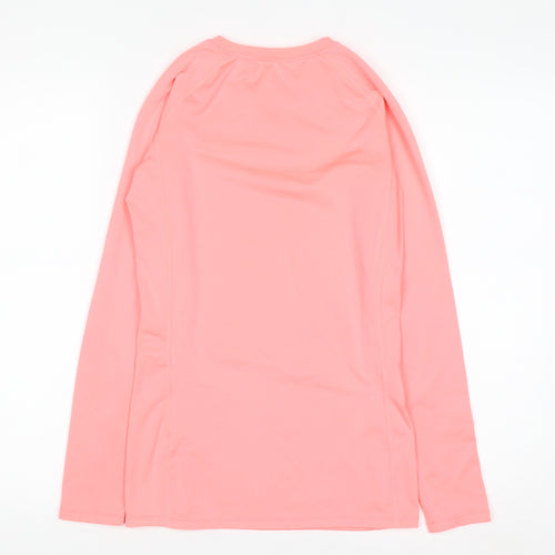 Dunnes Stores Women's Pink Long Sleeve Active T-Shirt XS