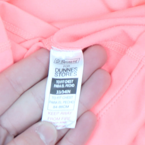 Dunnes Stores Women's Pink Long Sleeve Active T-Shirt XS
