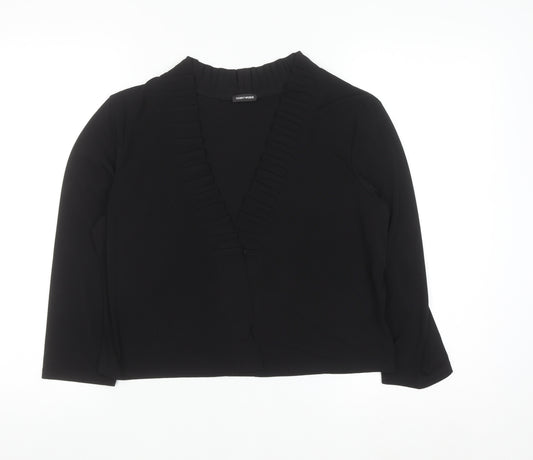 Gerry Weber Women's Black V-Neck Long Sleeve Cardigan Size 14
