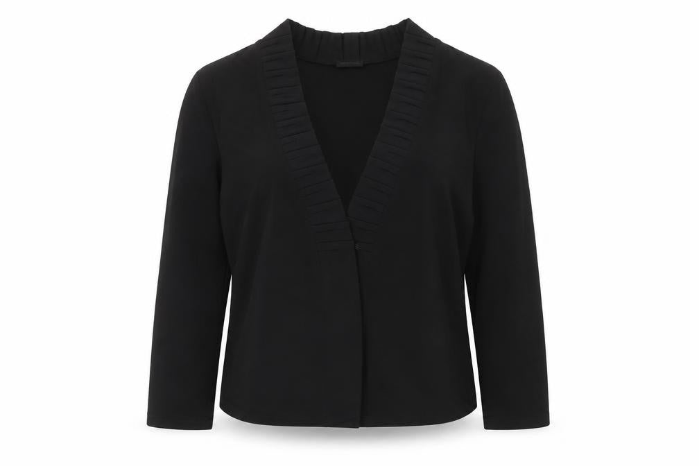 Gerry Weber Women's Black V-Neck Long Sleeve Cardigan Size 14