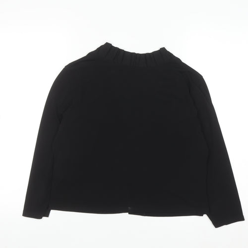 Gerry Weber Women's Black V-Neck Long Sleeve Cardigan Size 14