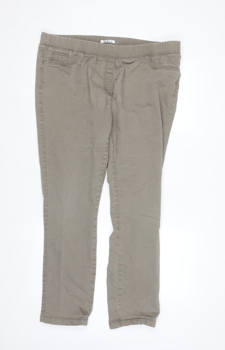 Punt Roma Men Beige XL Regular Fit Chino Trousers