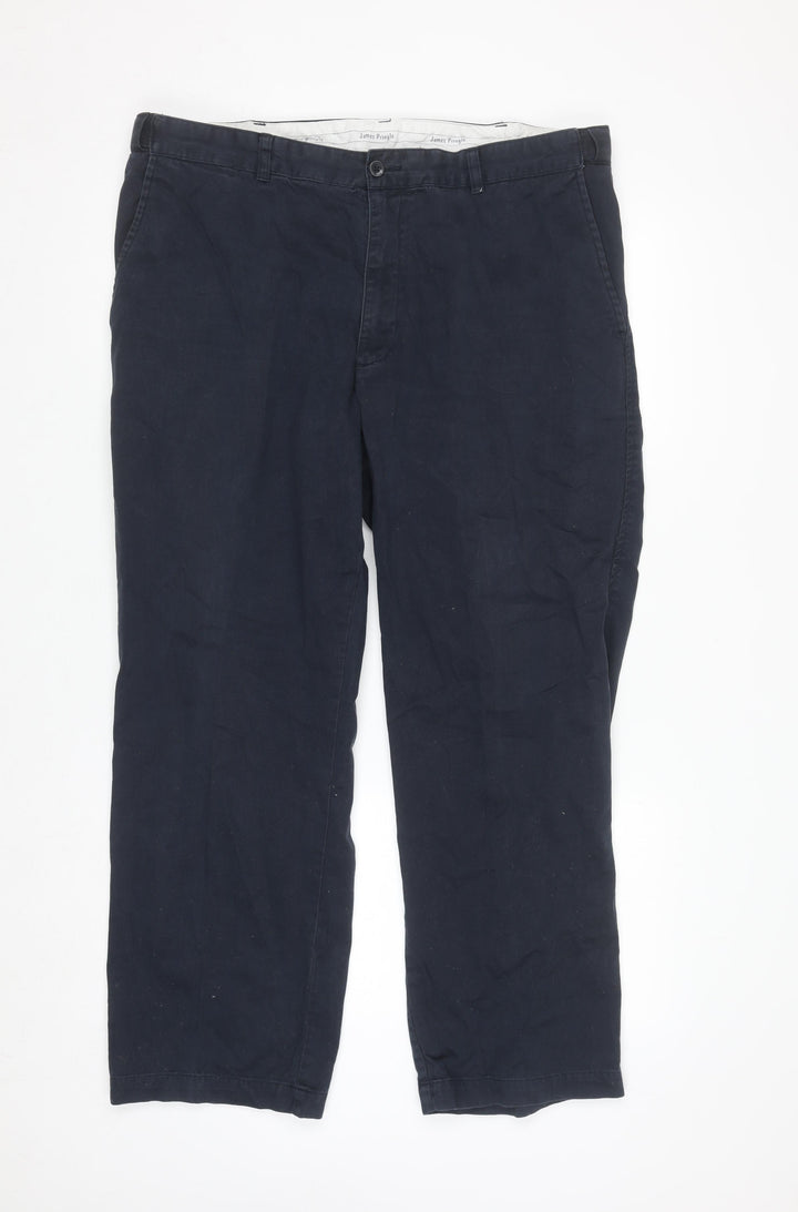 James Pringle Men's Blue Cotton Chino Trousers 38W 29L