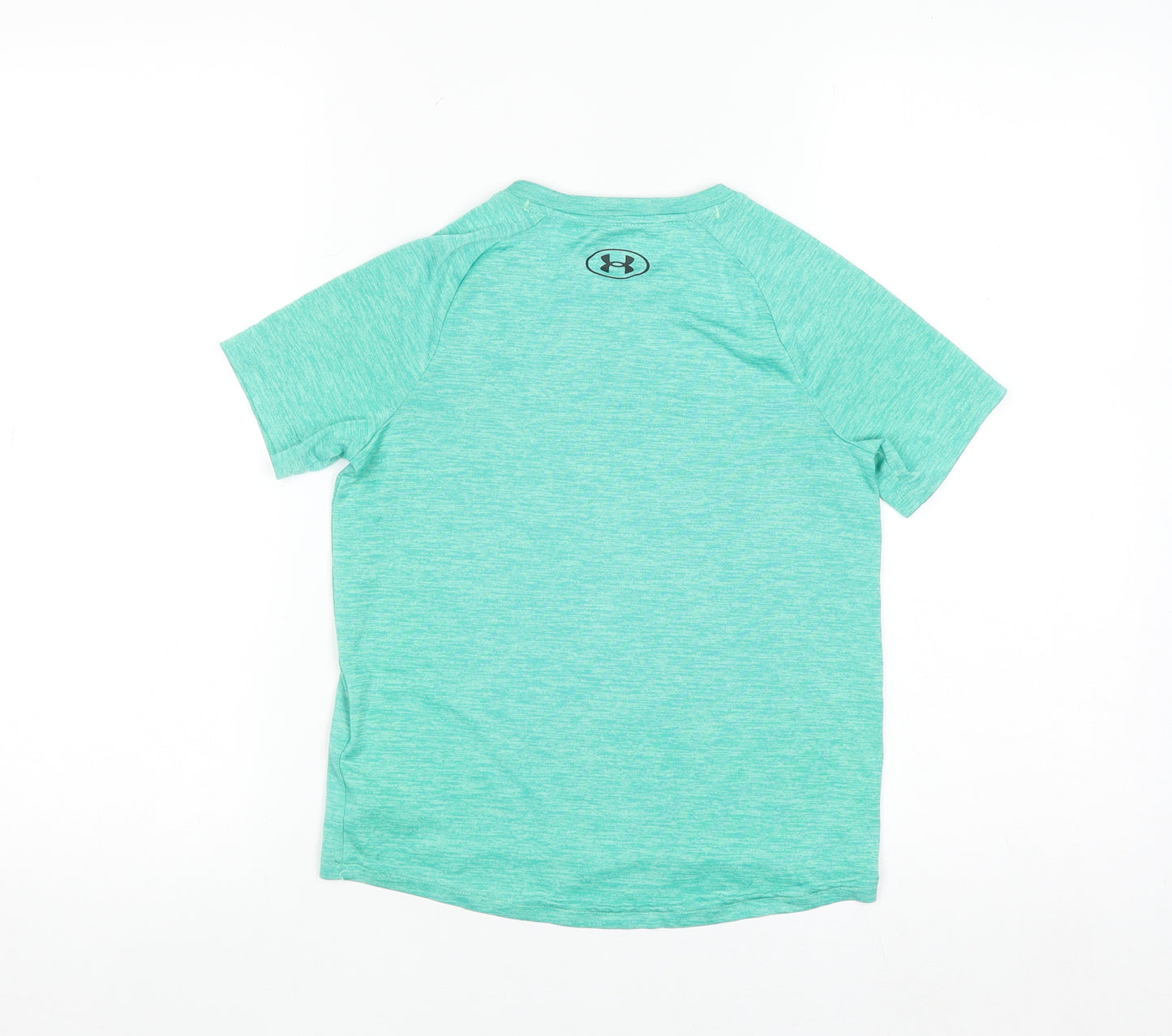 Under Armour Boys Green Short Sleeve Loose Fit T-Shirt Size Small