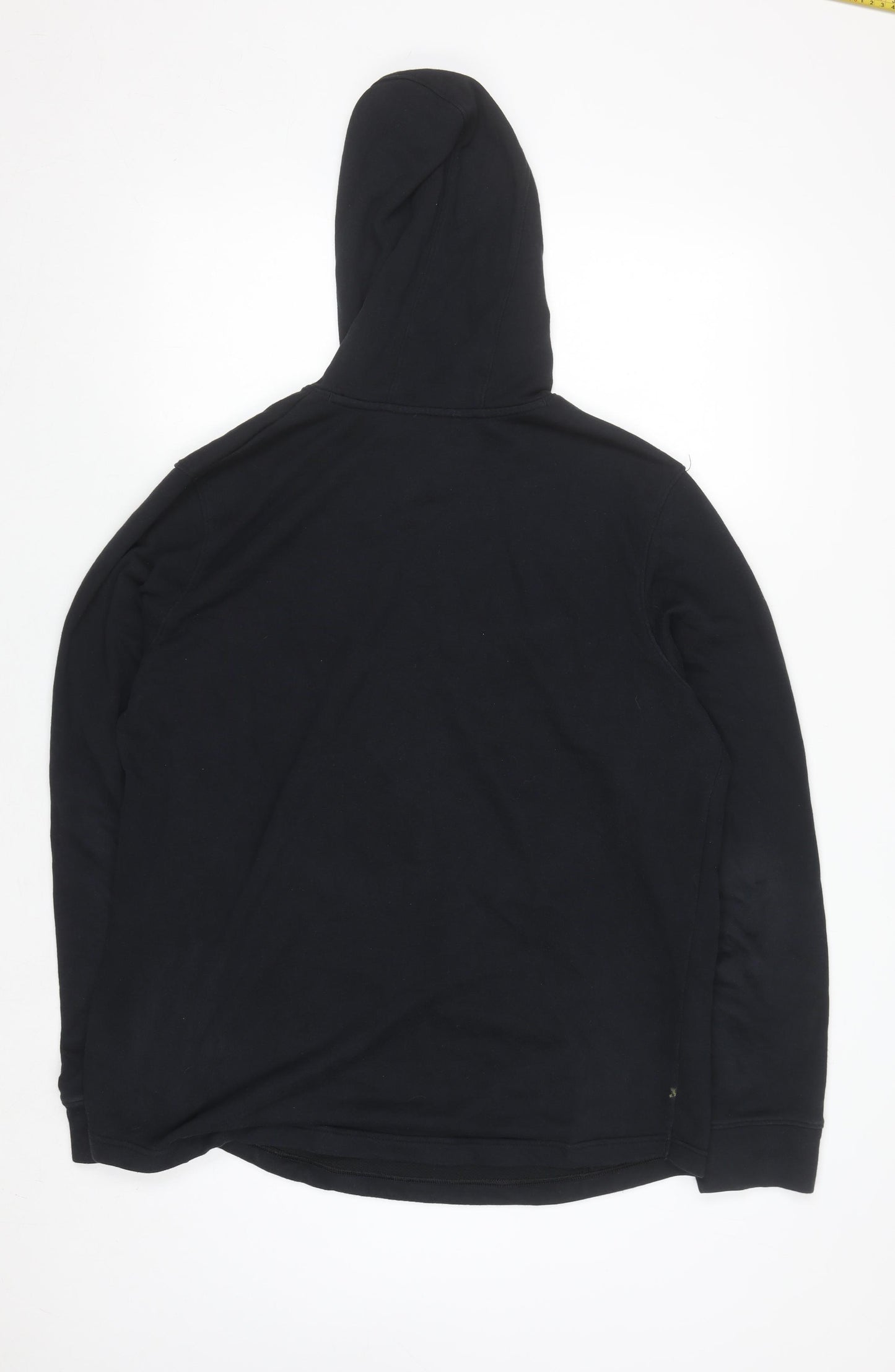 Under Armour Men's Black Pullover Hoodie Size L Loose Fit