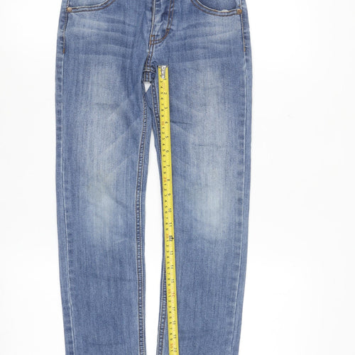 Tommy Hilfiger Boys Blue Straight Jeans 7 Years Adjustable Waist Denim