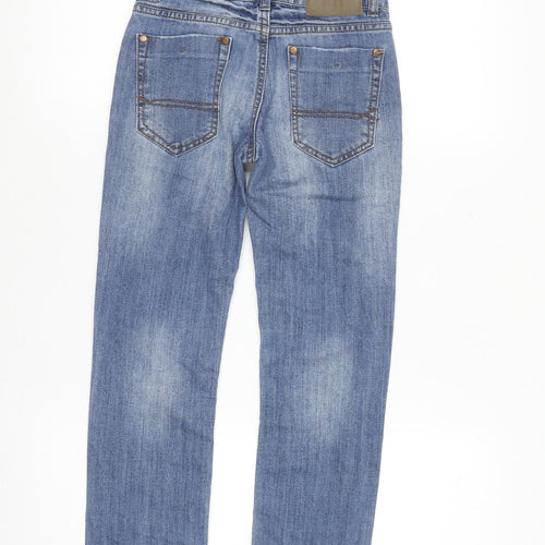 Tommy Hilfiger Boys Blue Straight Jeans 7 Years Adjustable Waist Denim