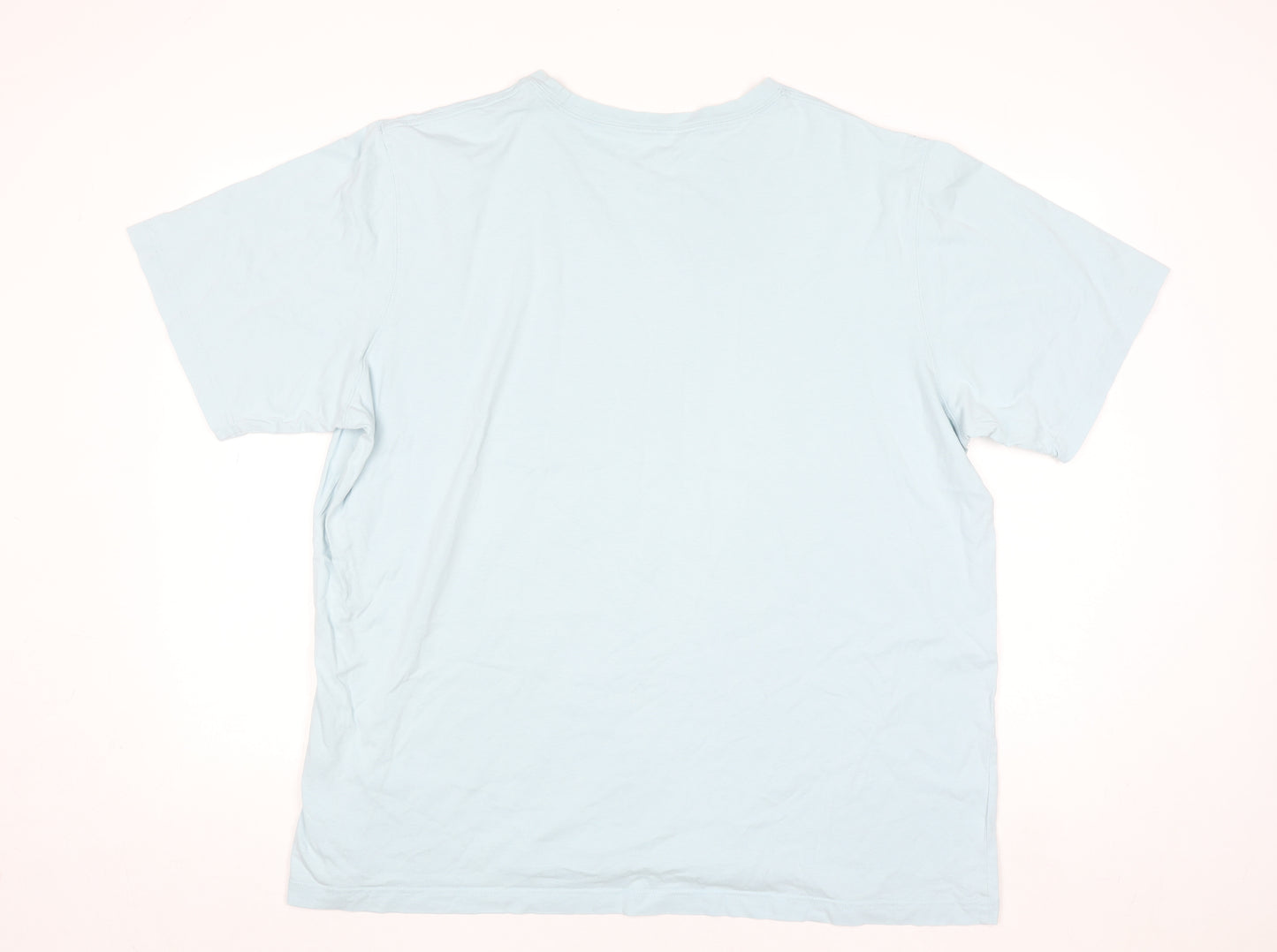 Lands' End Men's Blue Cotton Short Sleeve Crew Neck T-Shirt Size L