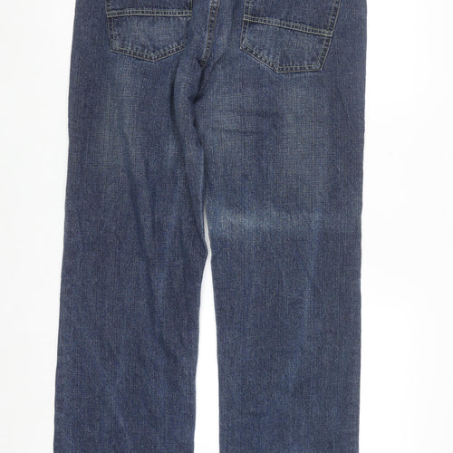 Easy 1973 Men's Blue Regular Fit Straight Denim Jeans 36W 34L