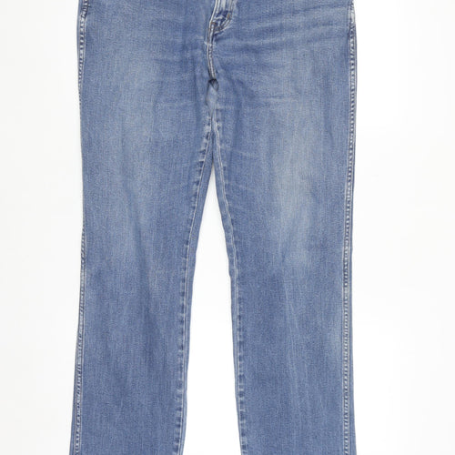Wrangler Men's Blue Regular Fit Straight Denim Jeans W36 L34