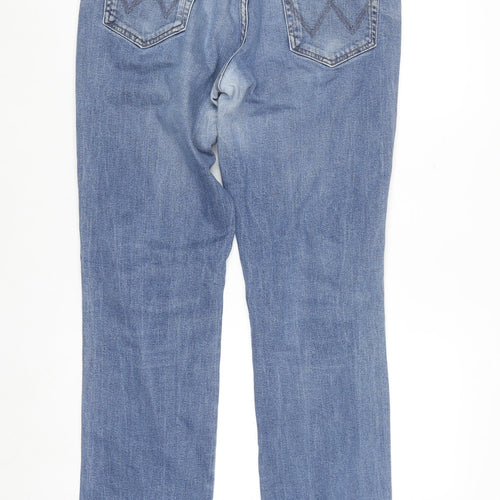 Wrangler Men's Blue Regular Fit Straight Denim Jeans W36 L34