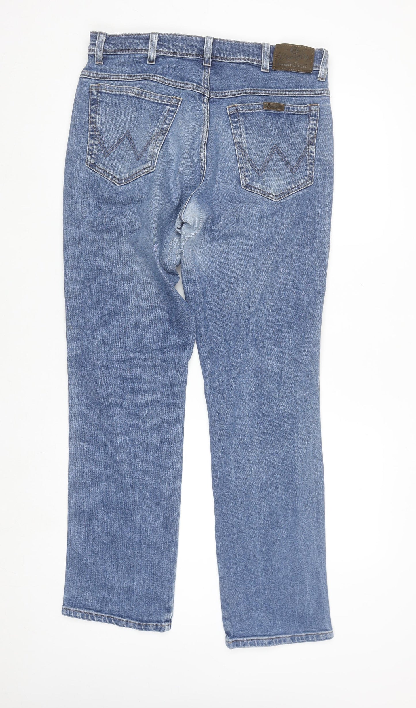 Wrangler Men's Blue Regular Fit Straight Denim Jeans W36 L34