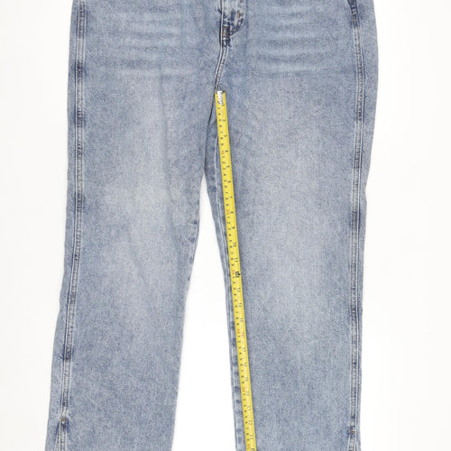 Denim Co. Women's Blue Straight Leg Jeans Size 18 Cotton