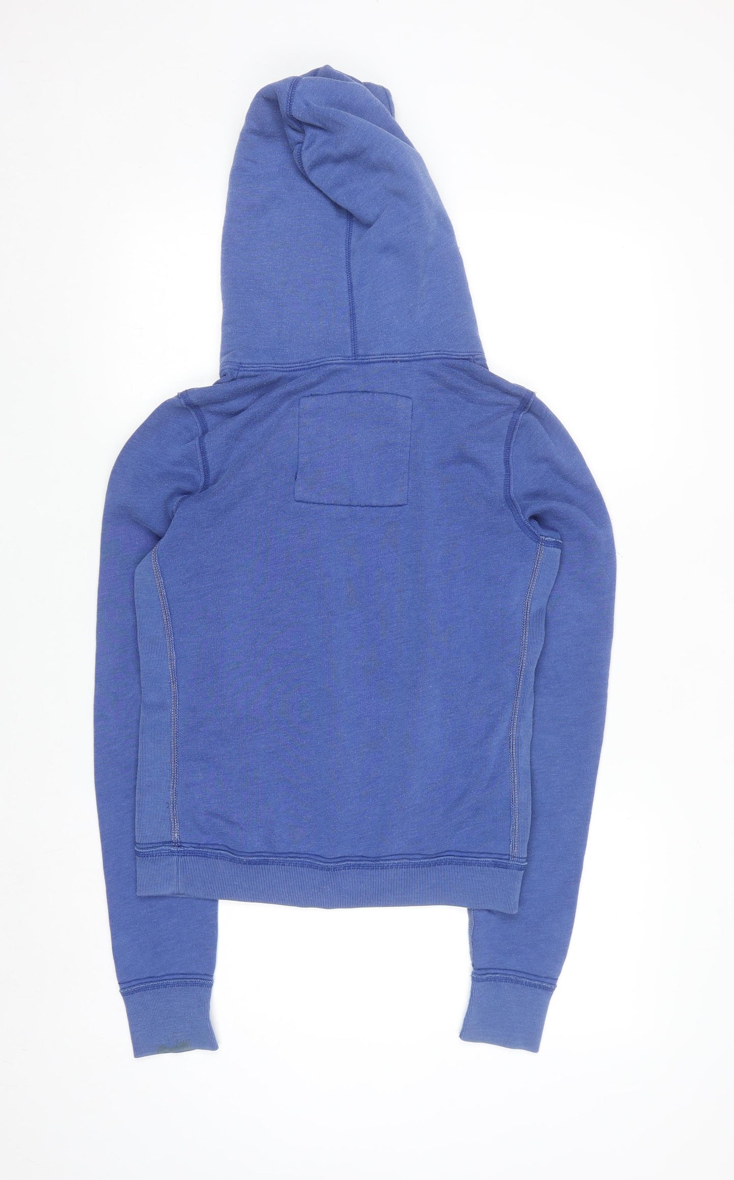 Abercrombie & Fitch Men's Blue Pullover Hoodie Medium Fleece