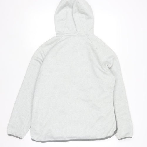 Craghoppers Women Grey Fleece Hooded 1/2 Zip Sweatshirt UK 12