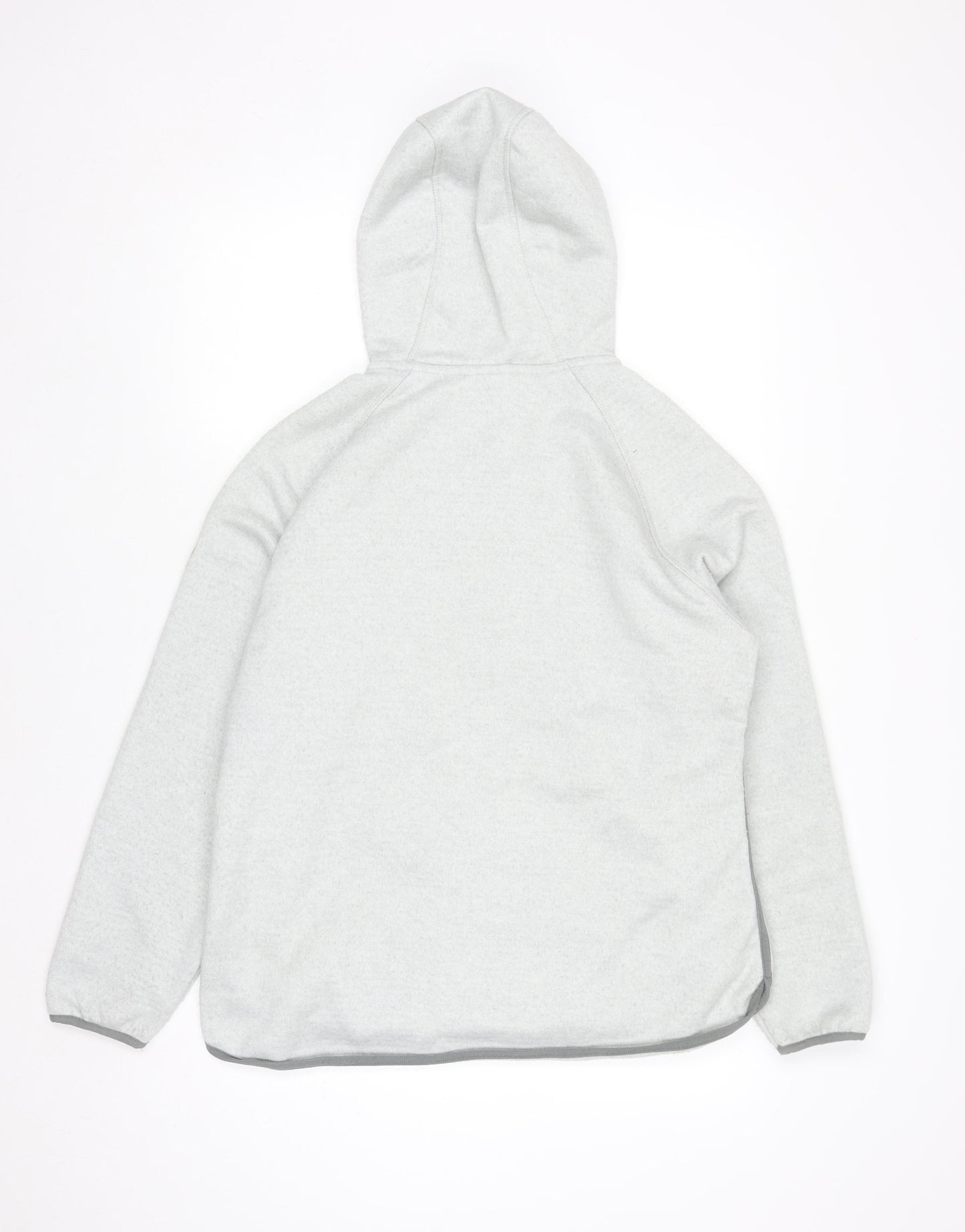 Craghoppers Women Grey Fleece Hooded 1/2 Zip Sweatshirt UK 12