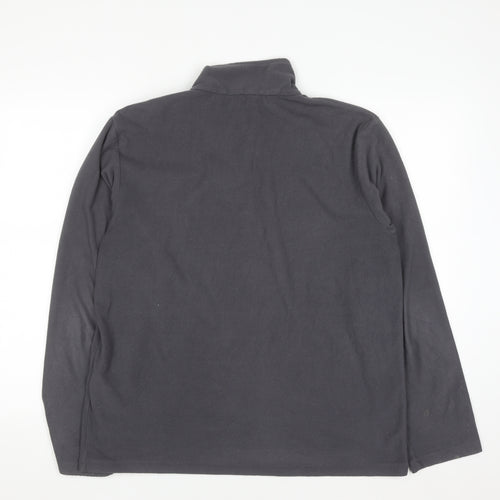 Regatta Mens Grey Fleece 1/4 Zip Pullover Sweatshirt L