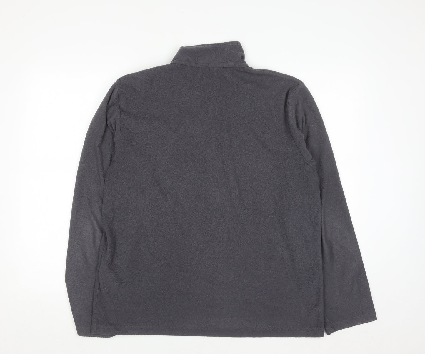 Regatta Mens Grey Fleece 1/4 Zip Pullover Sweatshirt L