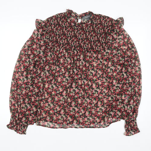 Primark Women’s Multicoloured Floral Ruffle Tunic Blouse Size 20