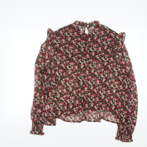 Primark Women’s Multicoloured Floral Ruffle Tunic Blouse Size 20