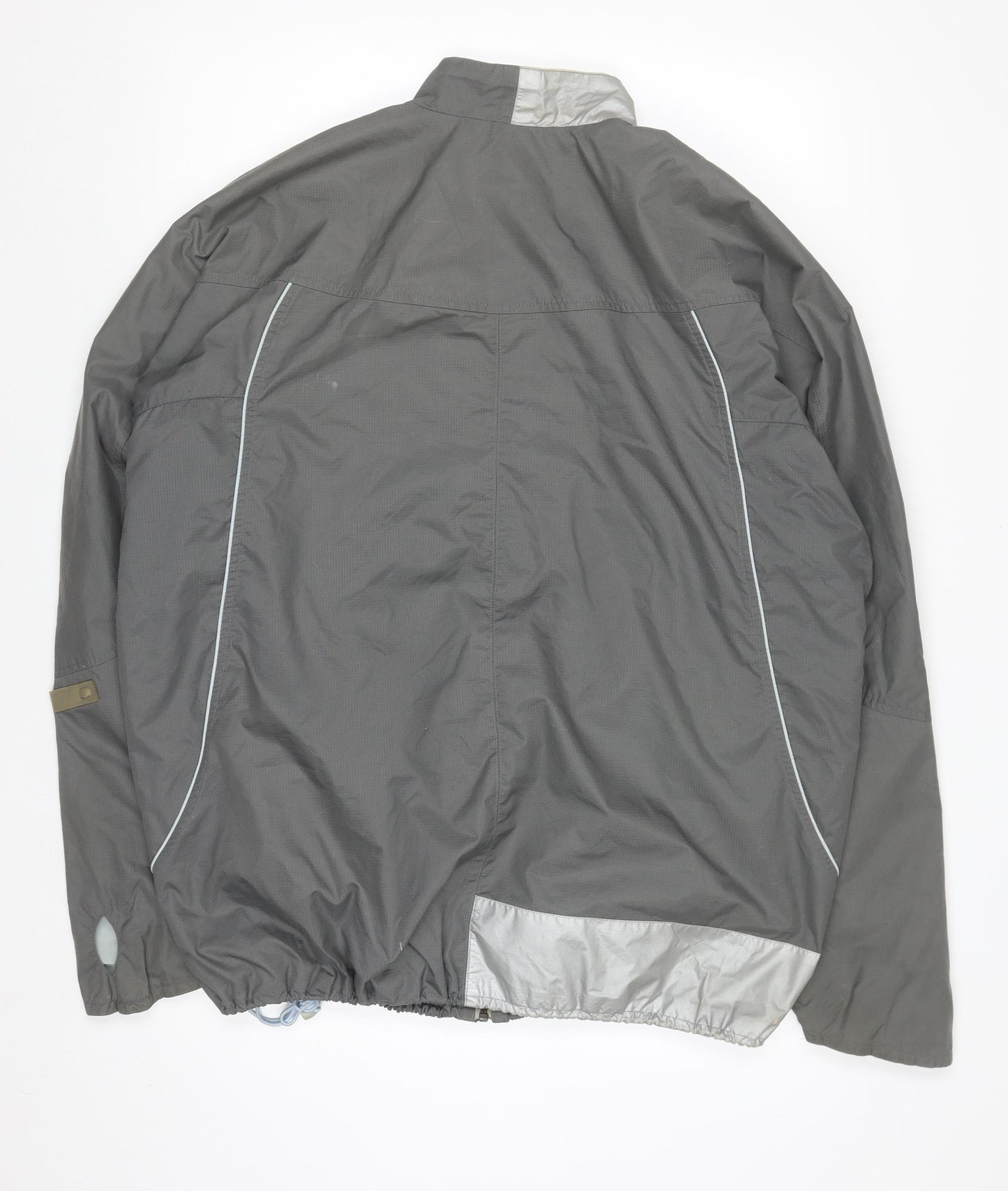 Nike Men's Grey XL Windbreaker Jacket Lightweight Zip Sportswear