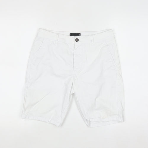 ASOS DESIGN Men's White Chino Shorts Size 30 Slim Fit