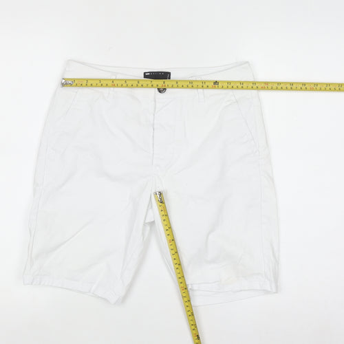 ASOS DESIGN Men's White Chino Shorts Size 30 Slim Fit