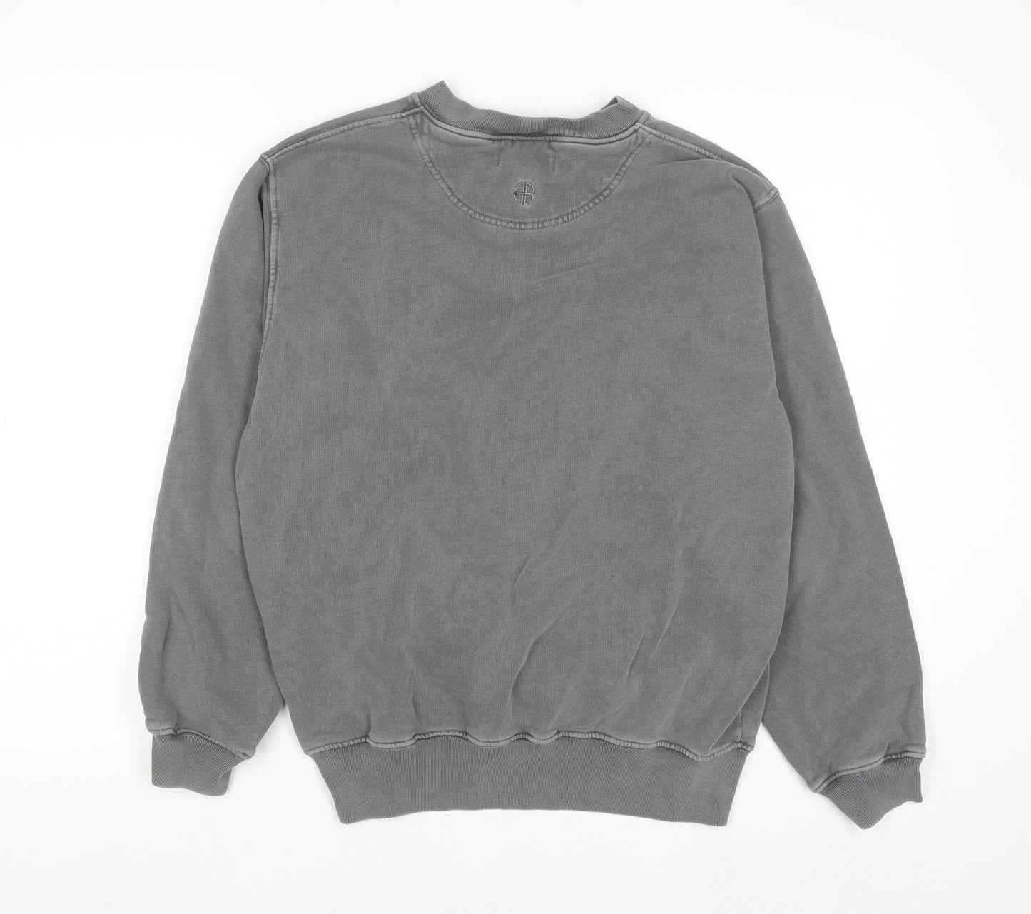 Anine Bing Women's Grey Graphic Pullover Sweatshirt XS Organic Cotton