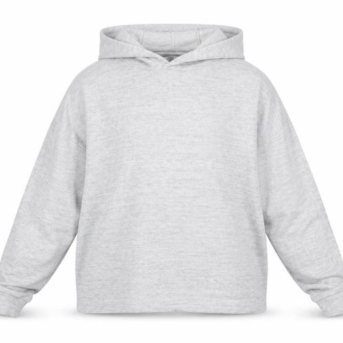 Marks and Spencer Girls Grey Long Sleeve Hooded Pullover Jumper 12-13 Years