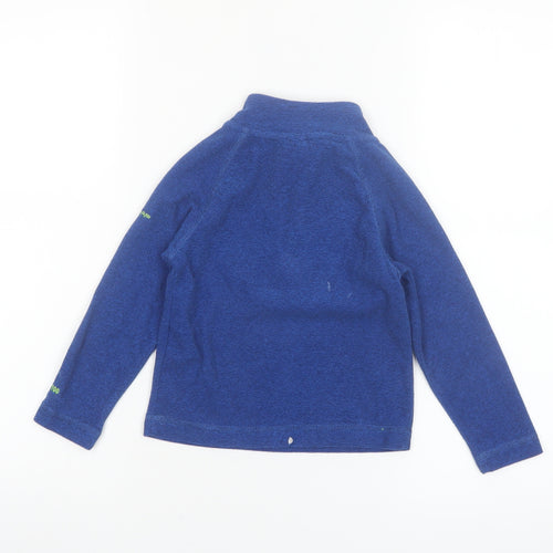 Trespass Boys Blue Fleece 1/4 Zip Pullover Sweatshirt 2-3 Years