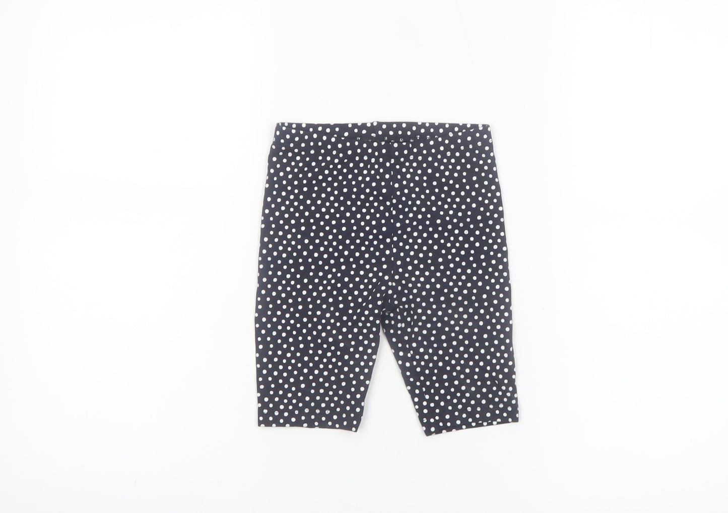 St. Bernard for Dunnes Girls Black Polka Dot Biker Shorts Age 5