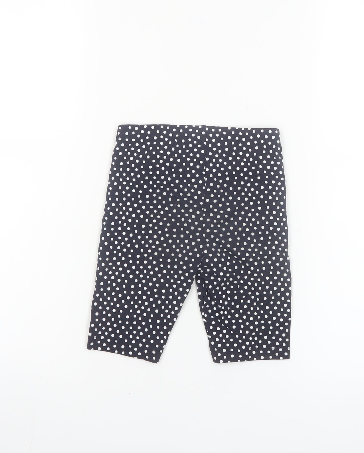 St. Bernard for Dunnes Girls Black Polka Dot Biker Shorts Age 5