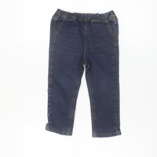 Dunnes Stores Unisex Baby Blue Stretch Denim Jeans 18-24 Months