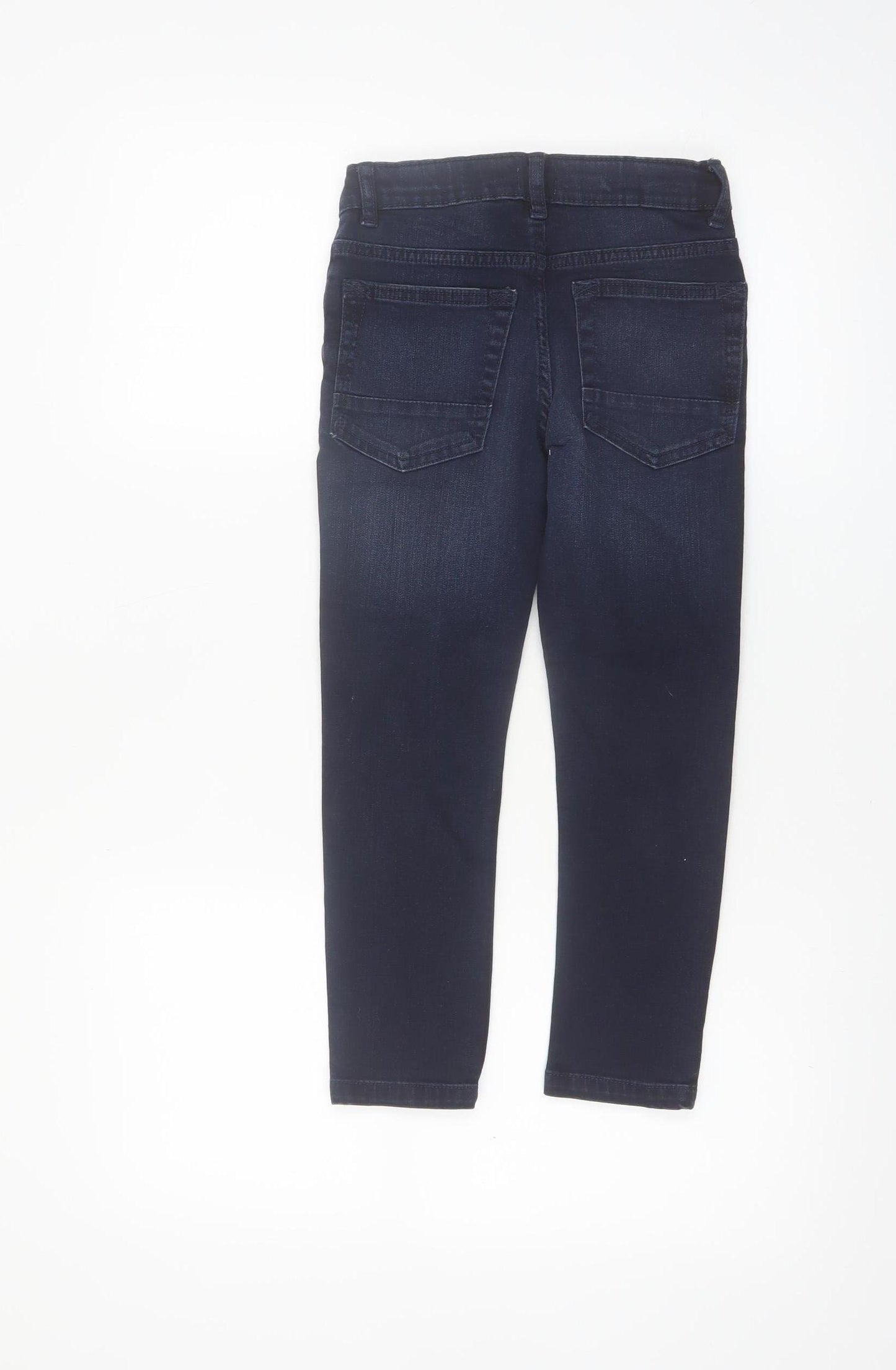 F&F Boys Blue Skinny Fit Denim Jeans 6-7 Years Stretch Casual